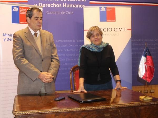 Servicio Civil y Subsecretaría de Derechos Humanos firman Convenio de Cooperación