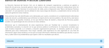 Banco de Buenas Prácticas en Gestión y Desarrollo de Personas