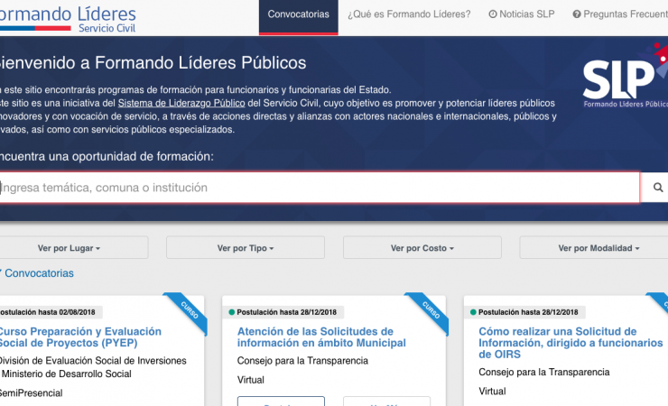 Servicio civil implementa nueva plataforma con oferta formativa para el sector público