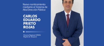 El Presidente José Antonio Kast nombra, mediante el Sistema de Alta Dirección Pública, al Director Regional del SERVIU de Tarapacá