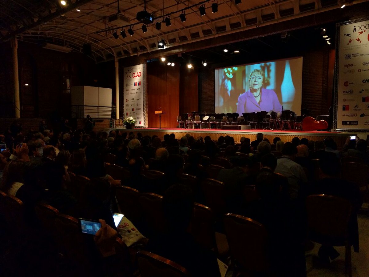 Con saludo de la Presidenta Michelle Bachelet se inaugura XXI Congreso Internacional del CLAD sobre modernización del Estado