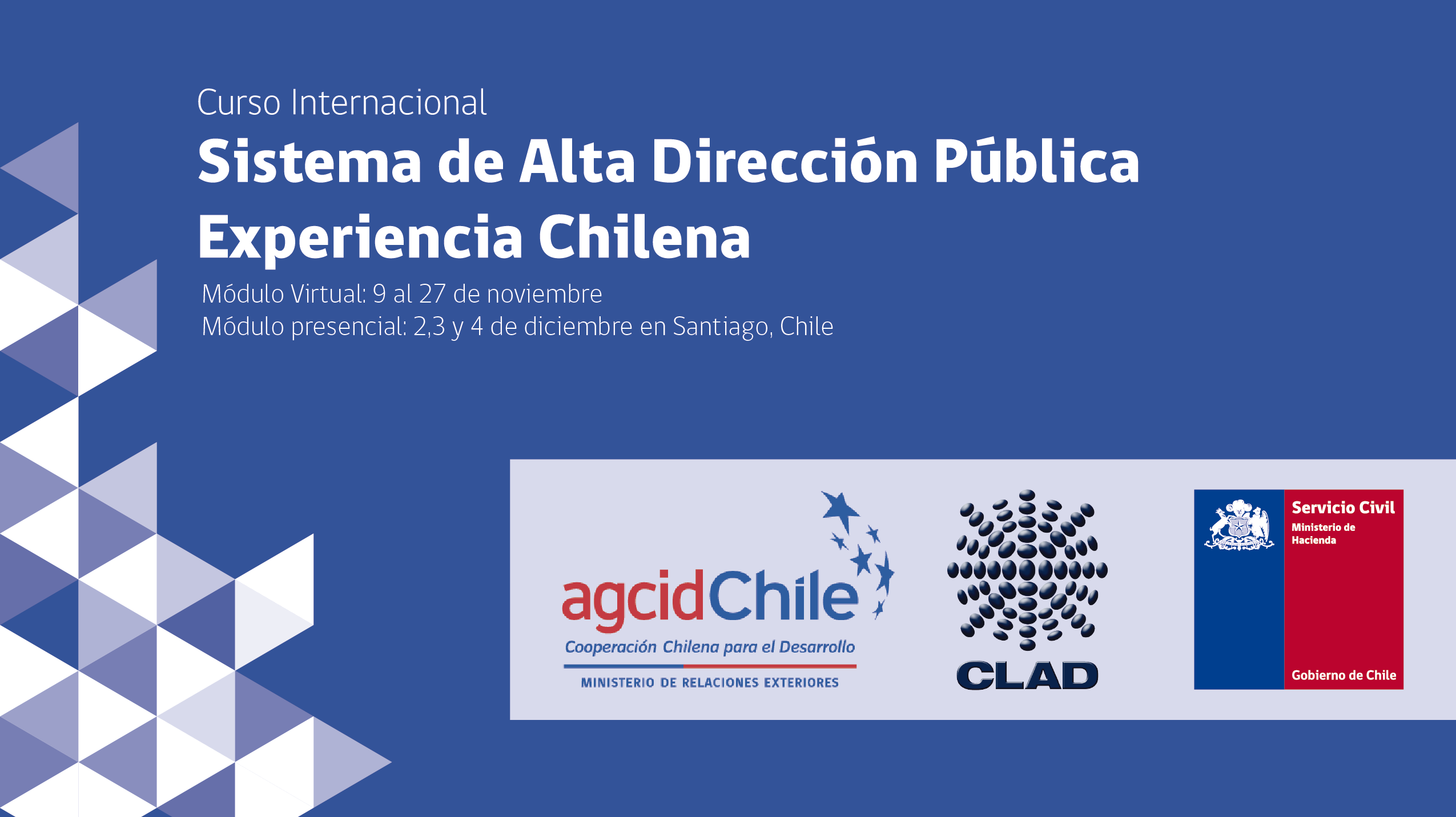 Servicio Civil y CLAD efectúan por primera vez curso internacional sobre Alta Dirección Pública de Chile